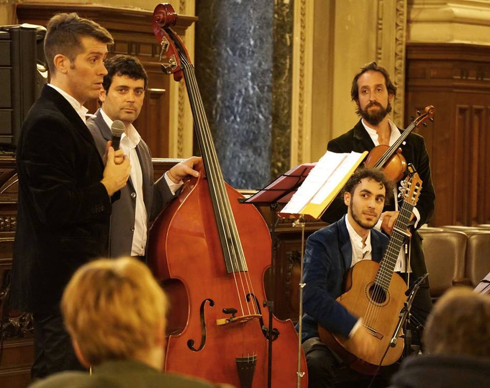 Concierto de música argentina del cuarteto The Silly Bees